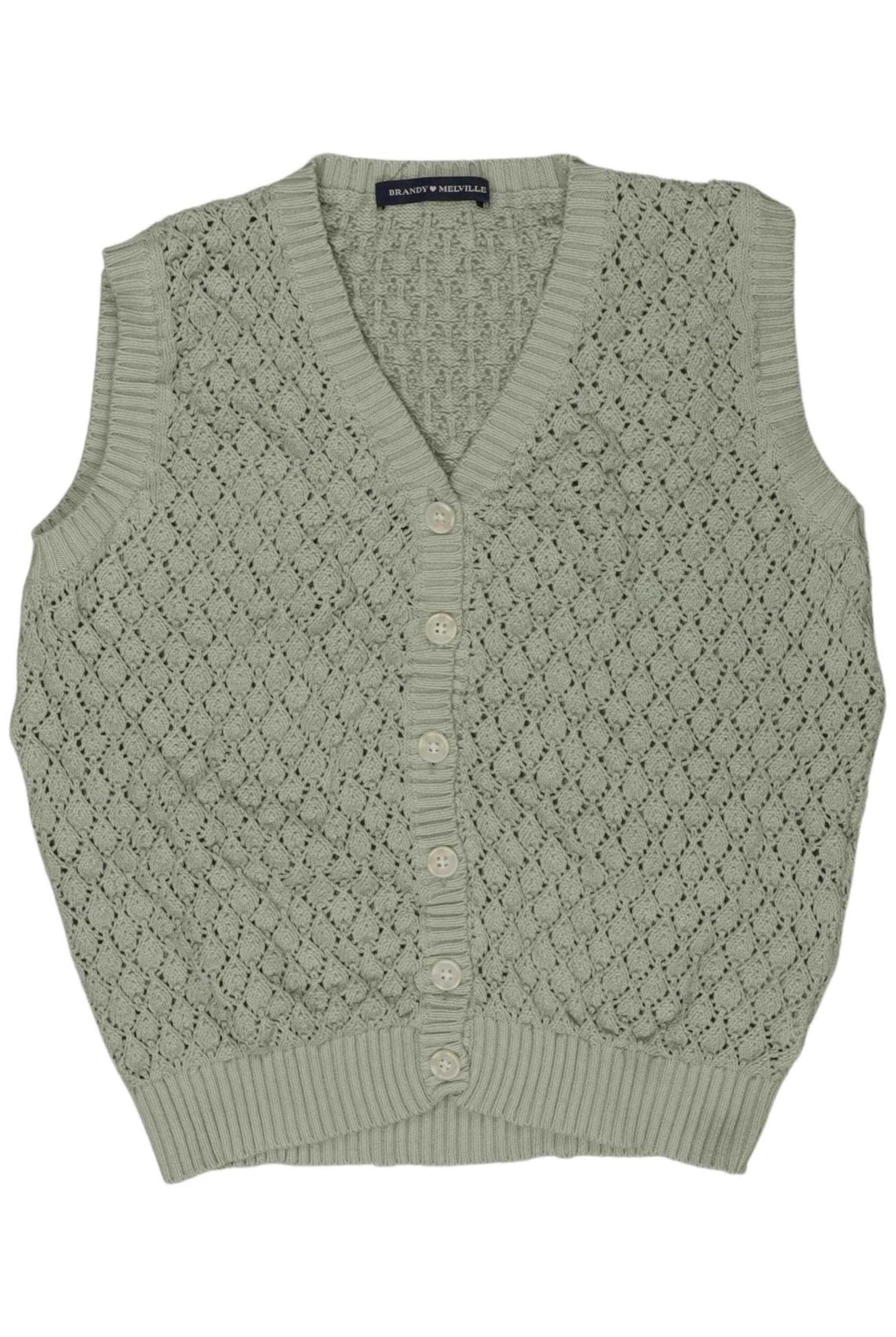 Brandy Melville Weste XXXS in Grün: Vorderseite