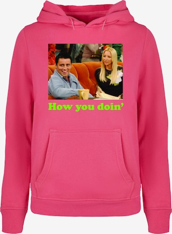 ABSOLUTE CULT Sweatshirt ' Friends - How you Doin' in Pink: predná strana