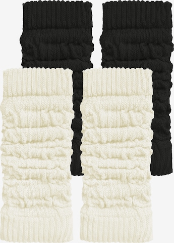 Manchettes normani en beige : devant