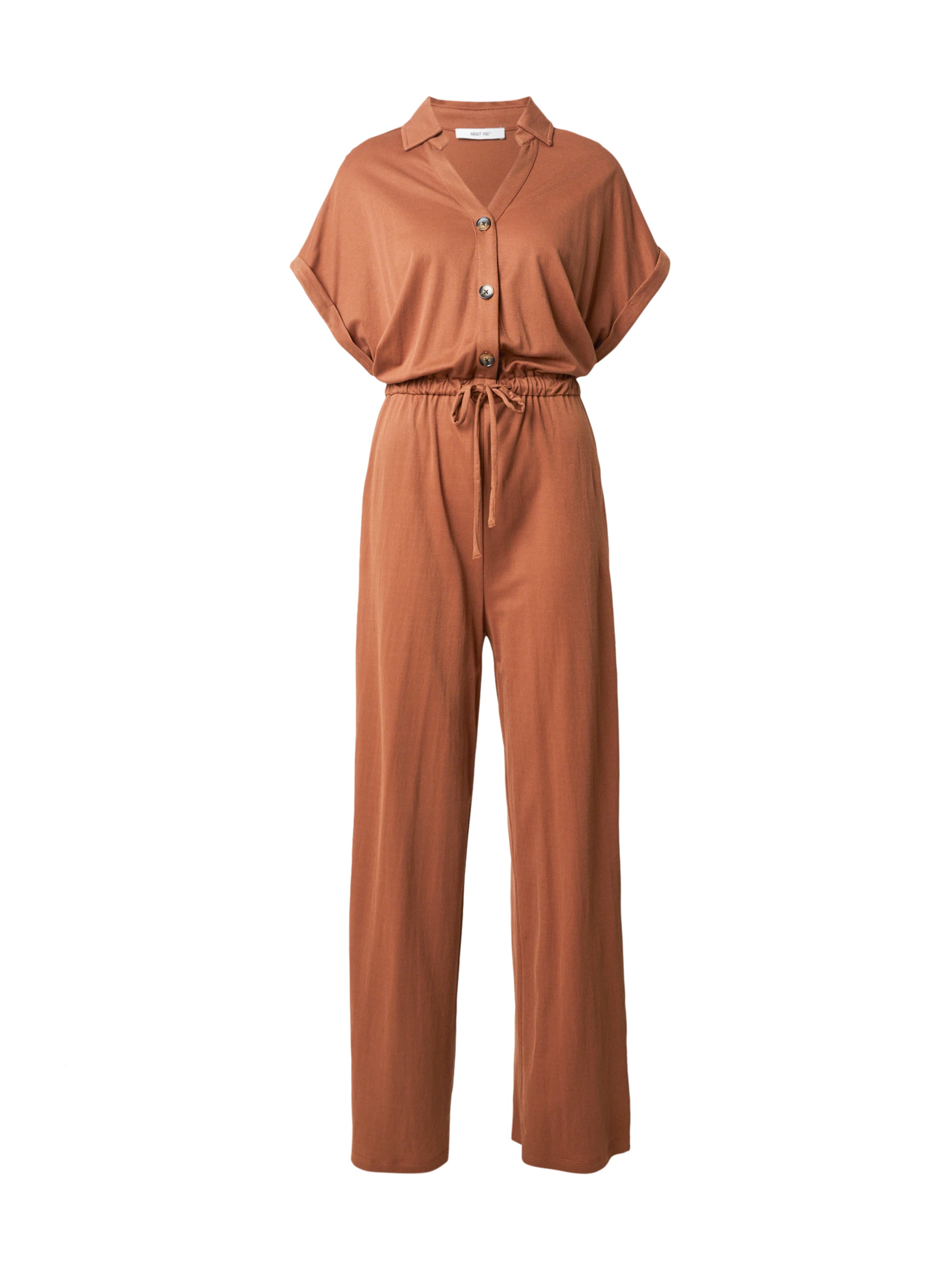 Combinaison 'Jocelyn' ABOUT YOU en marron : devant