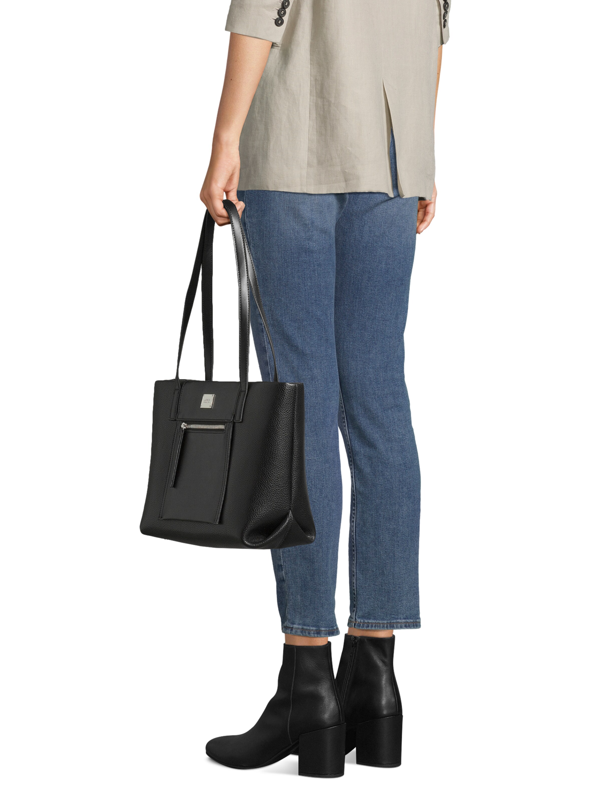 L.CREDI Наплечная сумка 'Petronilla' в Черный: спереди