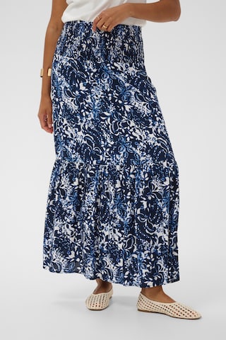 Jupe 'CRTiah' Cream en bleu : devant