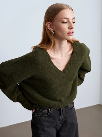 Dilvin Sweater 'Pullover' in Green