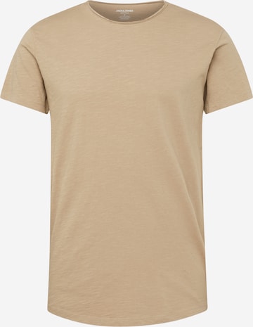 JACK & JONES T-Shirt 'Basher' in Beige: predná strana