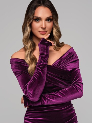 Ombre Evening dress in Purple