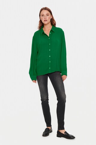 SAINT TROPEZ Blouse in Groen