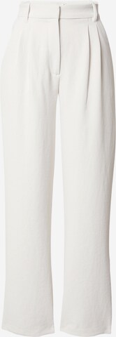 Abercrombie & Fitch Wide Leg Bukser med lægfolder i beige: forside