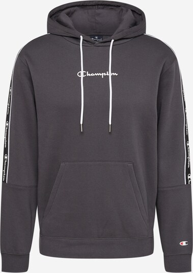 Champion Authentic Athletic Apparel Sportisks džemperis, krāsa - tumši pelēks / melns / balts, Preces skats