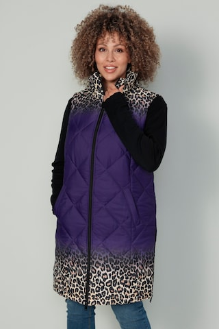 MIAMODA Vest in Purple: front