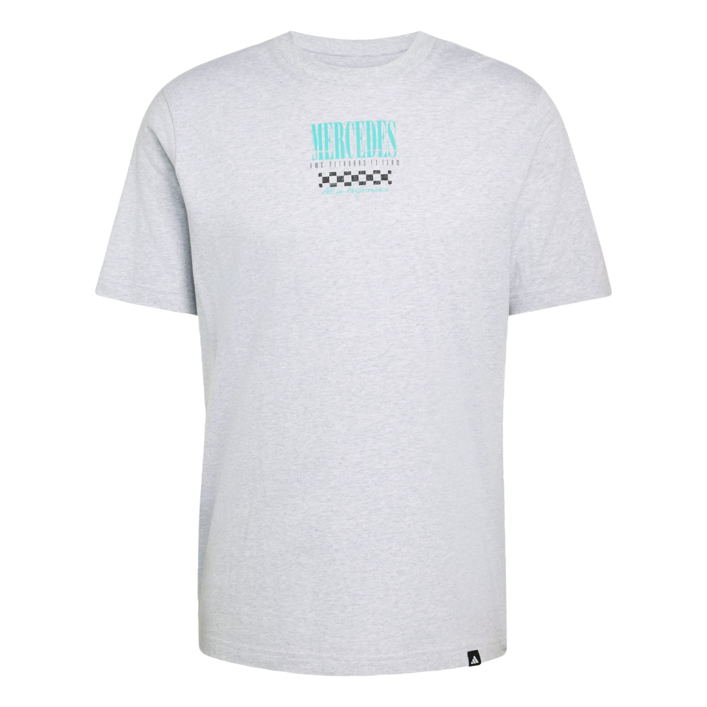 ADIDAS PERFORMANCE Functioneel shirt 'Mercedes-AMG Petronas Formula 1 Team' in Grijs: voorkant