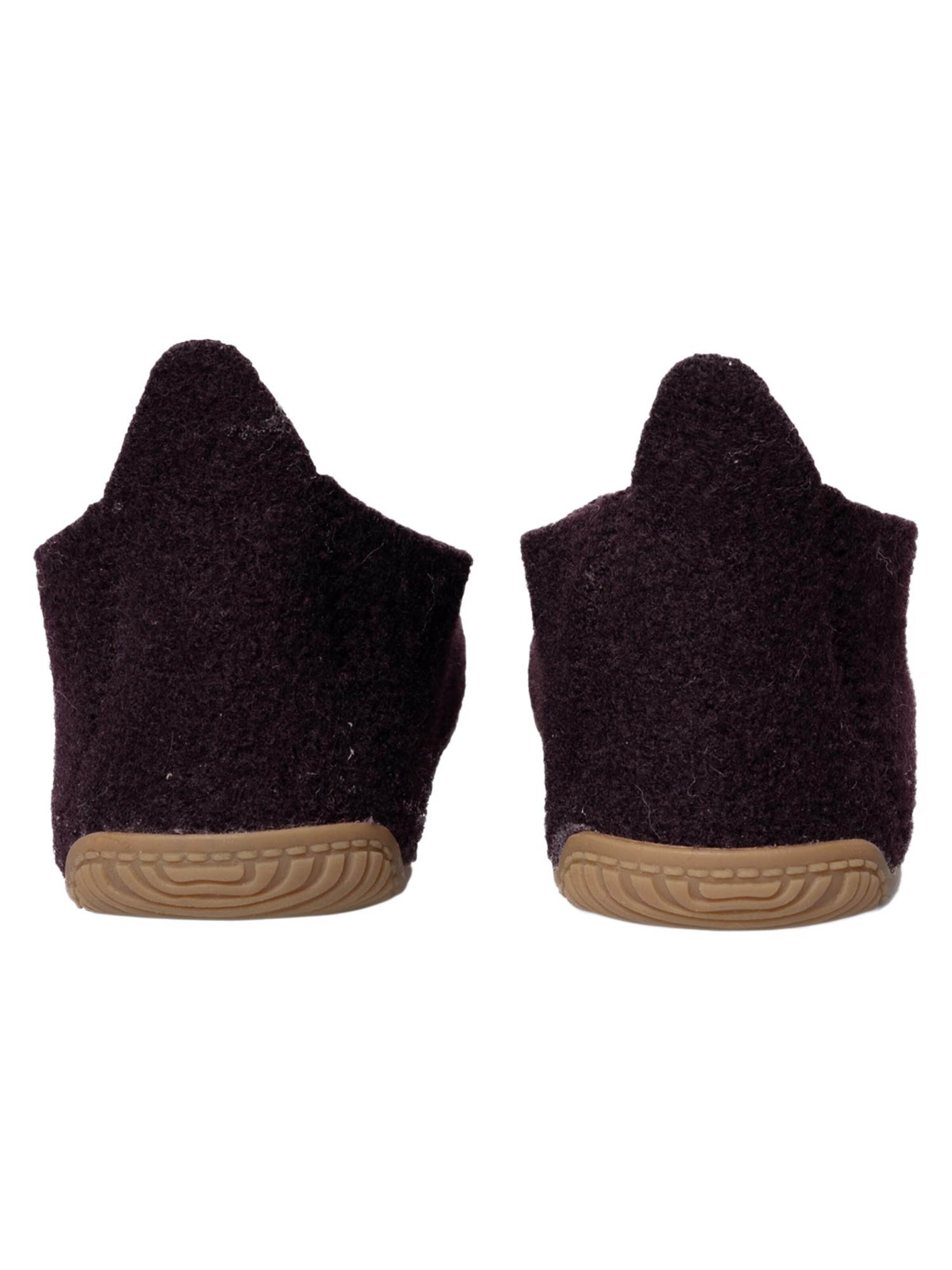 Living Kitzbühel Slippers 'Schurwolle' in Purple