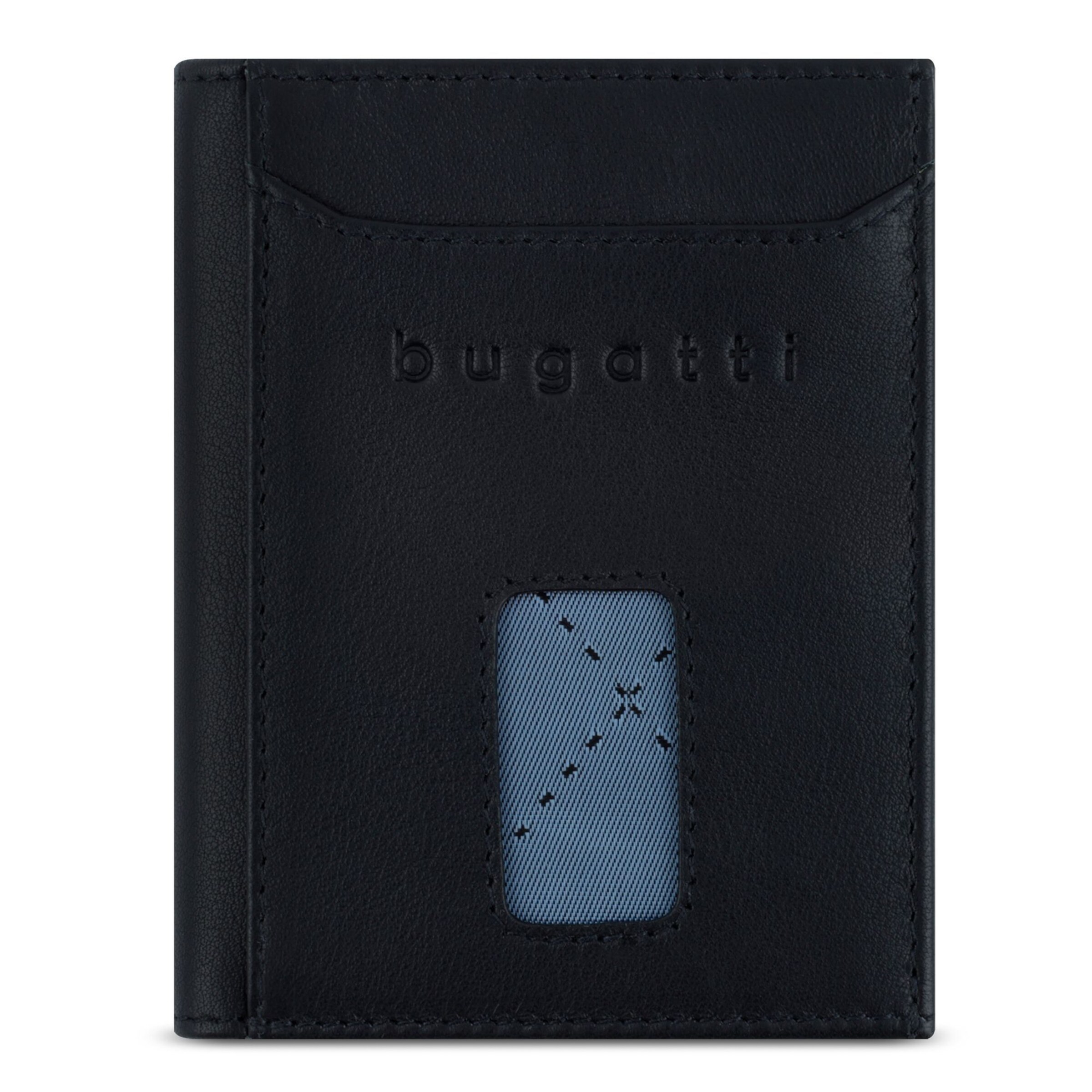 bugatti Wallet 'Secure Slim' in Black: front
