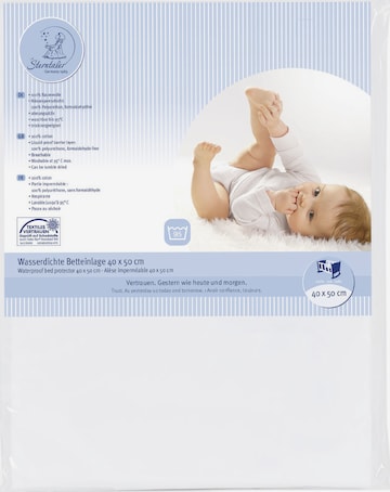 STERNTALER Wasserdichte Betteinlage für Kinder in Weiß: predná strana
