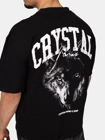 Crystal Paris Shirt 'Nightwolf' in Black