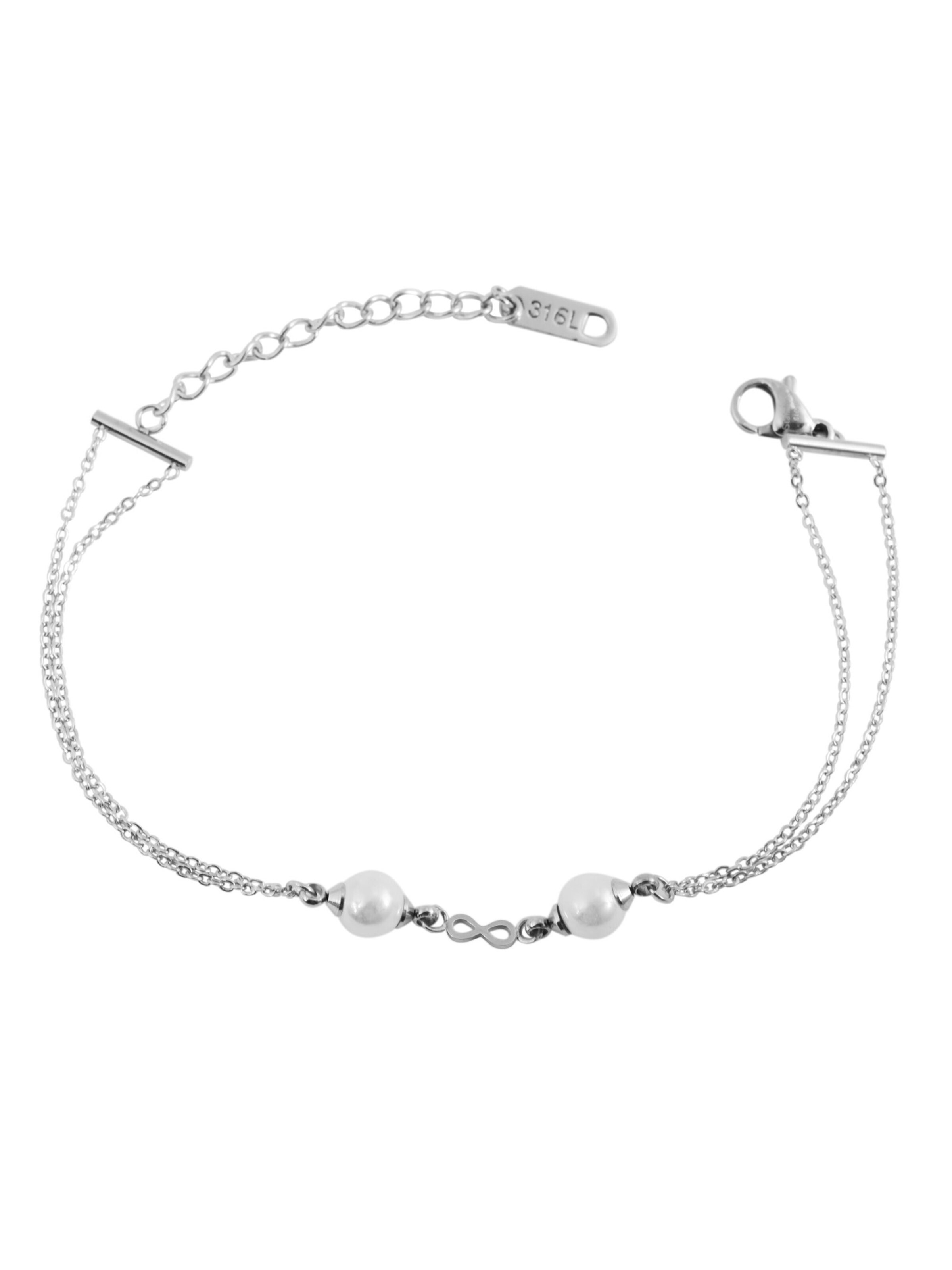 Akzent Bracelet 'Anahit, langlebig' in Silver