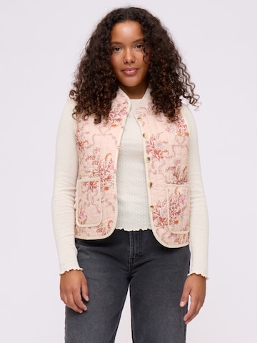 Noa Noa Weste ' Livia ' in Pink: Vorderseite