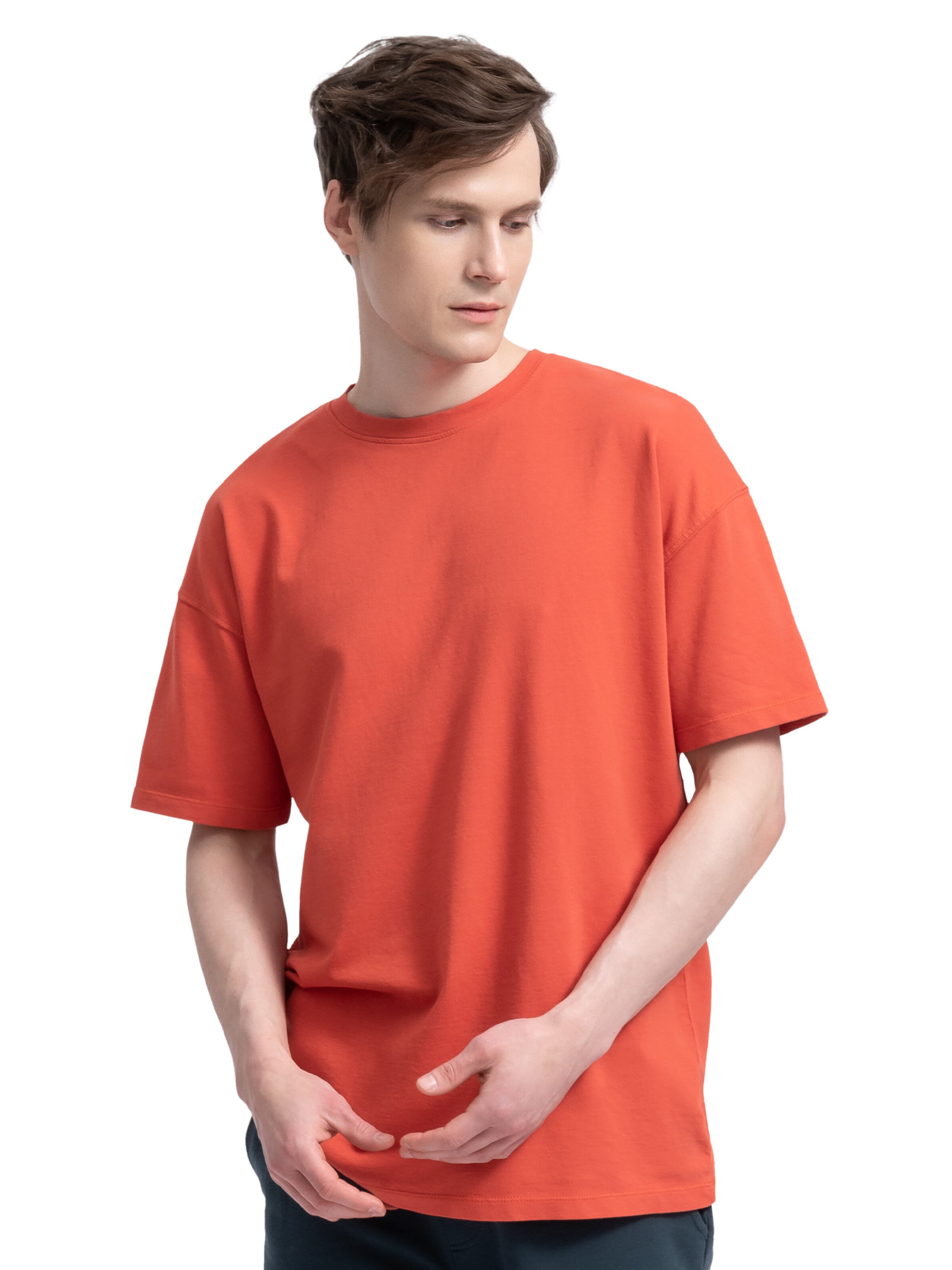 Maglietta 'Raven' di Kaft in arancione: frontale