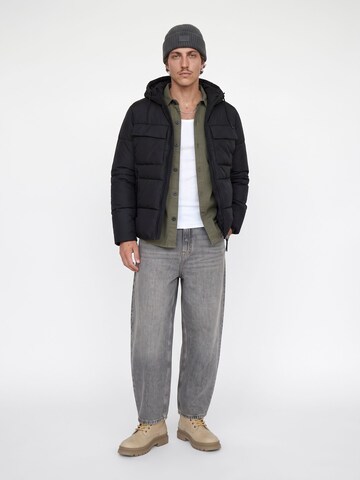 JACK & JONES Prehodna jakna 'JCOFusion' | črna barva