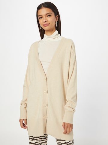 Cardigan ONLY en beige : devant