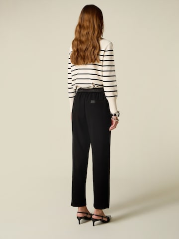 oltre - regular Pantalón en negro