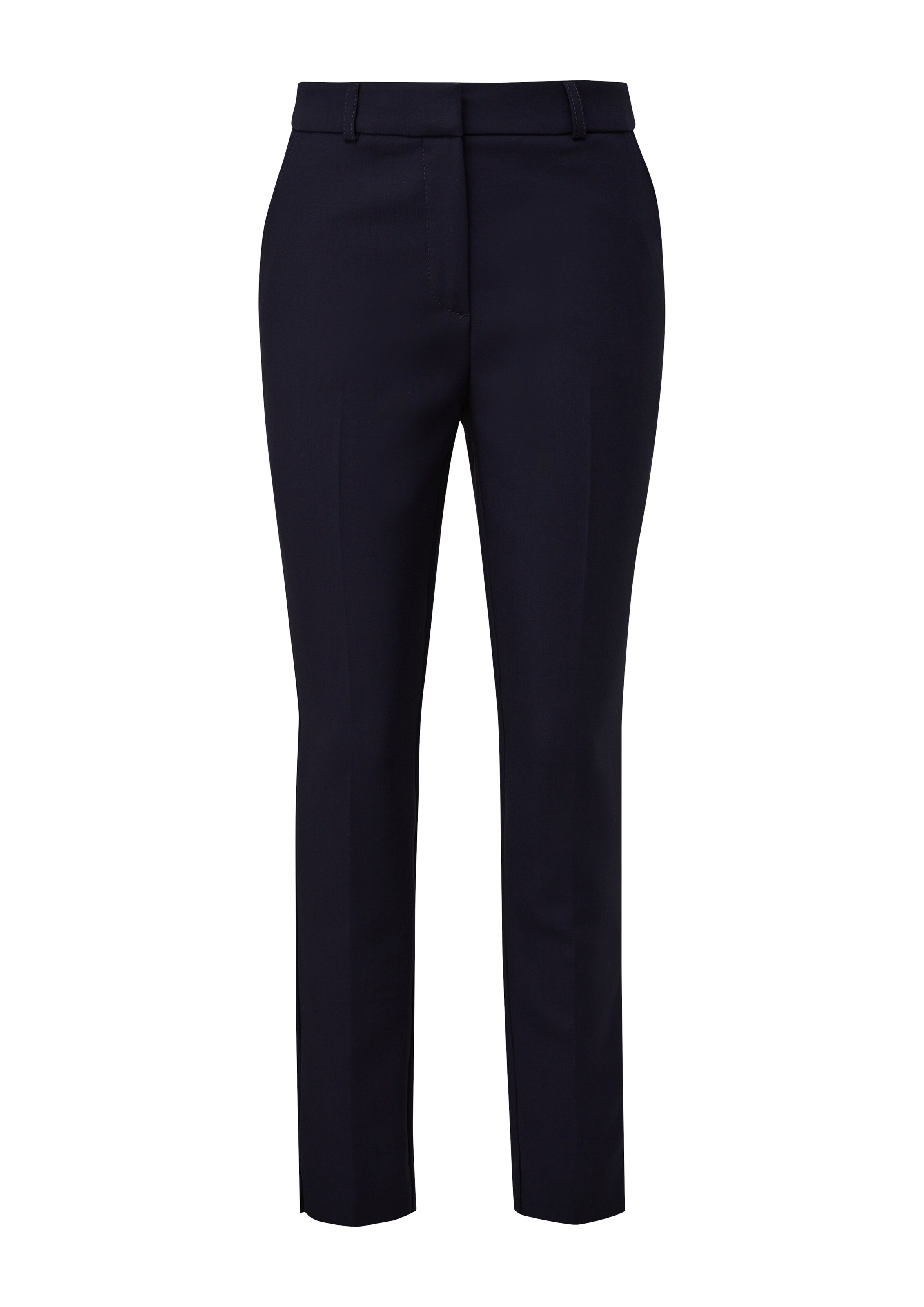 COMMA Slimfit Pantalon in Blauw: voorkant