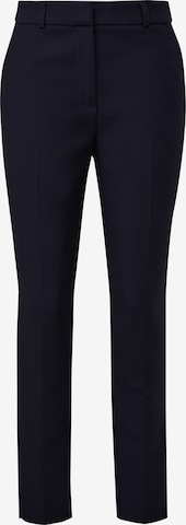 COMMA Slim fit Pleated Pants in Blue: front