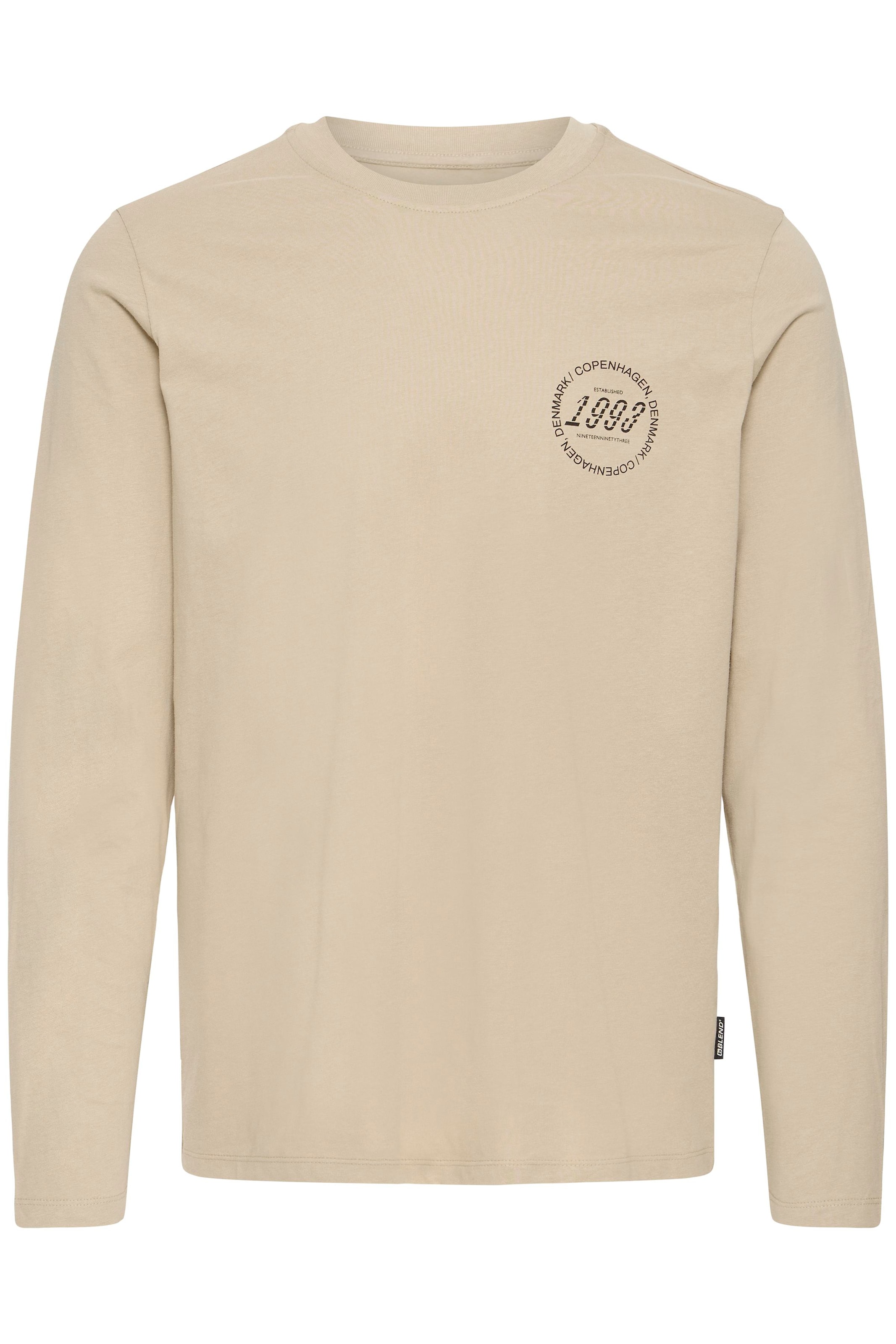 BLEND Shirt 'BHKIARAN' in Beige: Vorderseite