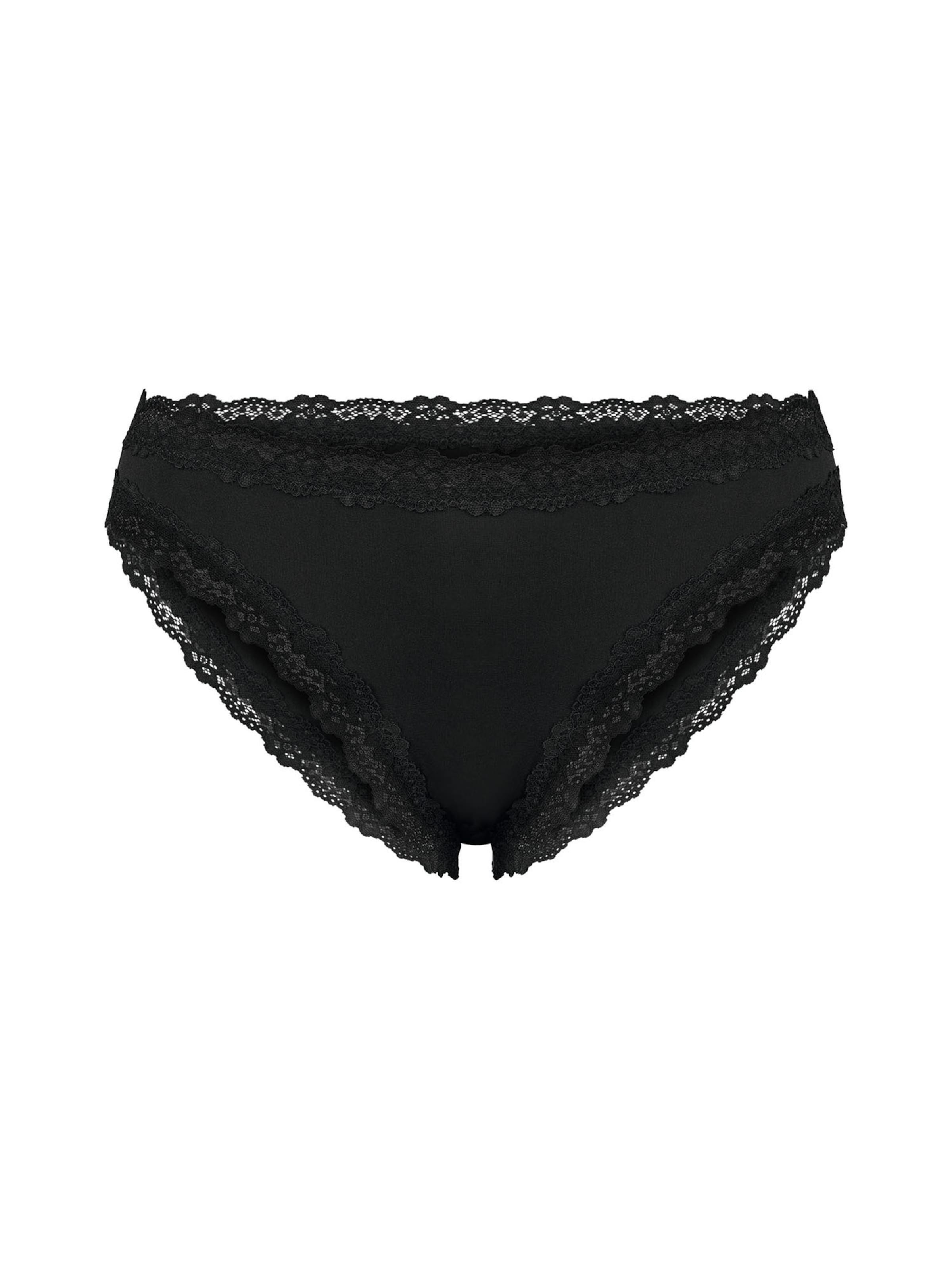Culotte ' Invisible Seamless Lace ' Nur Die en noir