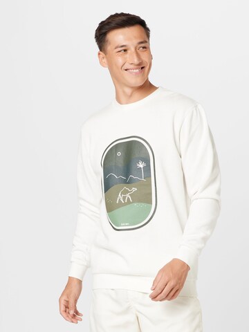 Shiwi Sweatshirt 'Sahara' i vit: framsida