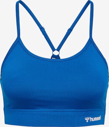 Hummel Bralette Sports Bra 'Chipo' in Blue: front