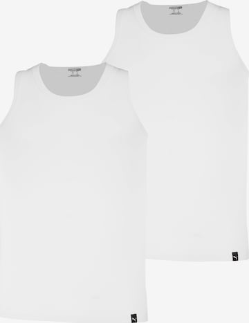 PUMA - Camiseta en blanco: frente