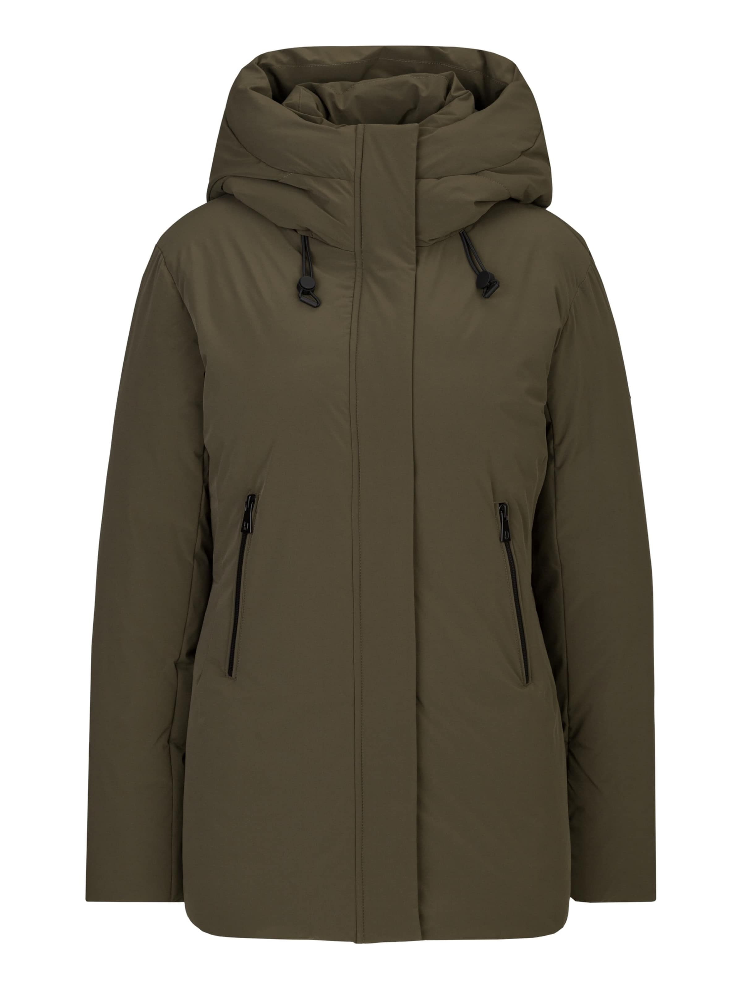 Dine'n'Dance Winterparka 'Lana' in Groen: voorkant
