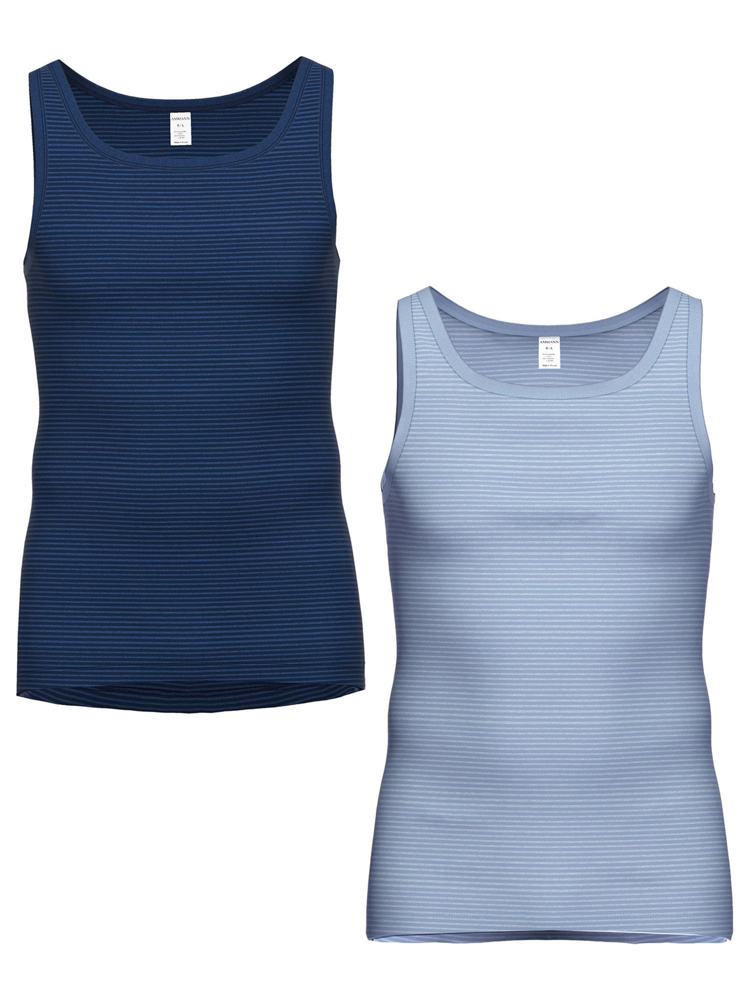Maillot de corps ' 170 Jeans ' Ammann en bleu : devant