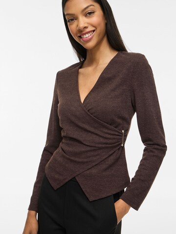 VILA Shirt 'VIAnni' in Braun