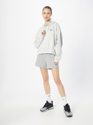 Nike Sportswear Sweatshirt 'Swoosh' i grå