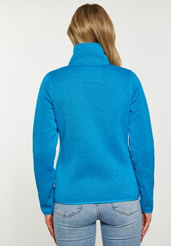 Schmuddelwedda Fleece jas in Blauw