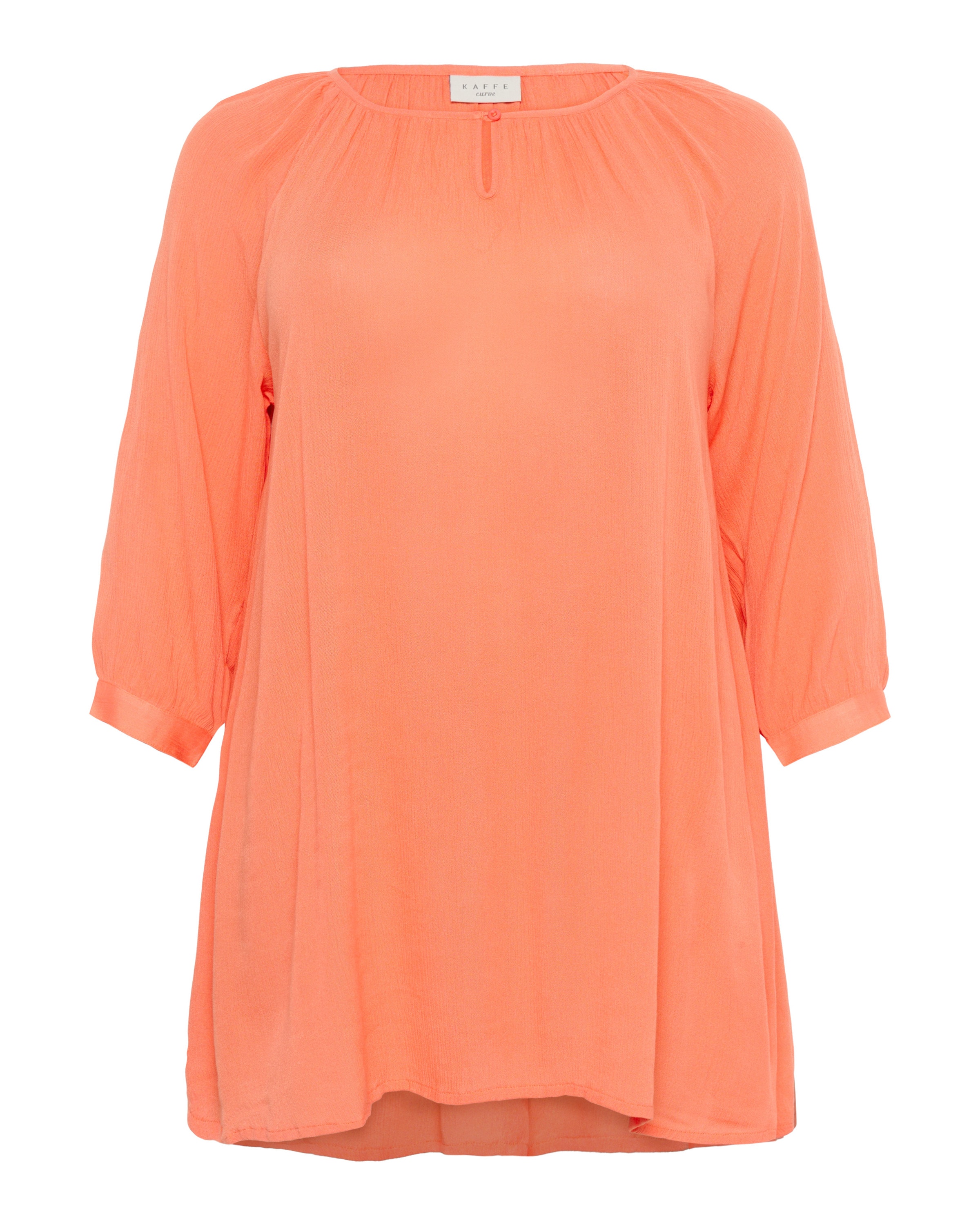 KAFFE CURVE Tunic 'Ami' in Orange: front