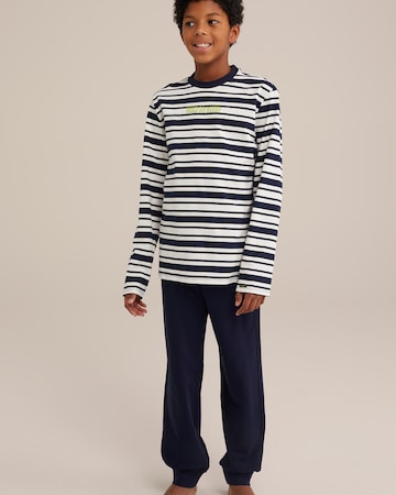 WE Fashion Pajamas in Blue: front