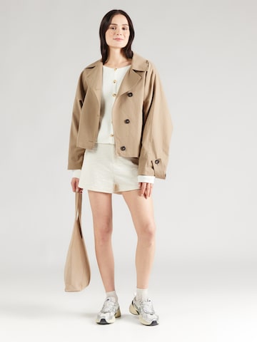 ABOUT YOU Πλεκτή ζακέτα 'Heidrun' σε λευκό