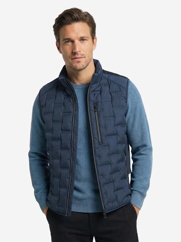 CASAMODA Vest 'Basic' in Blue: front