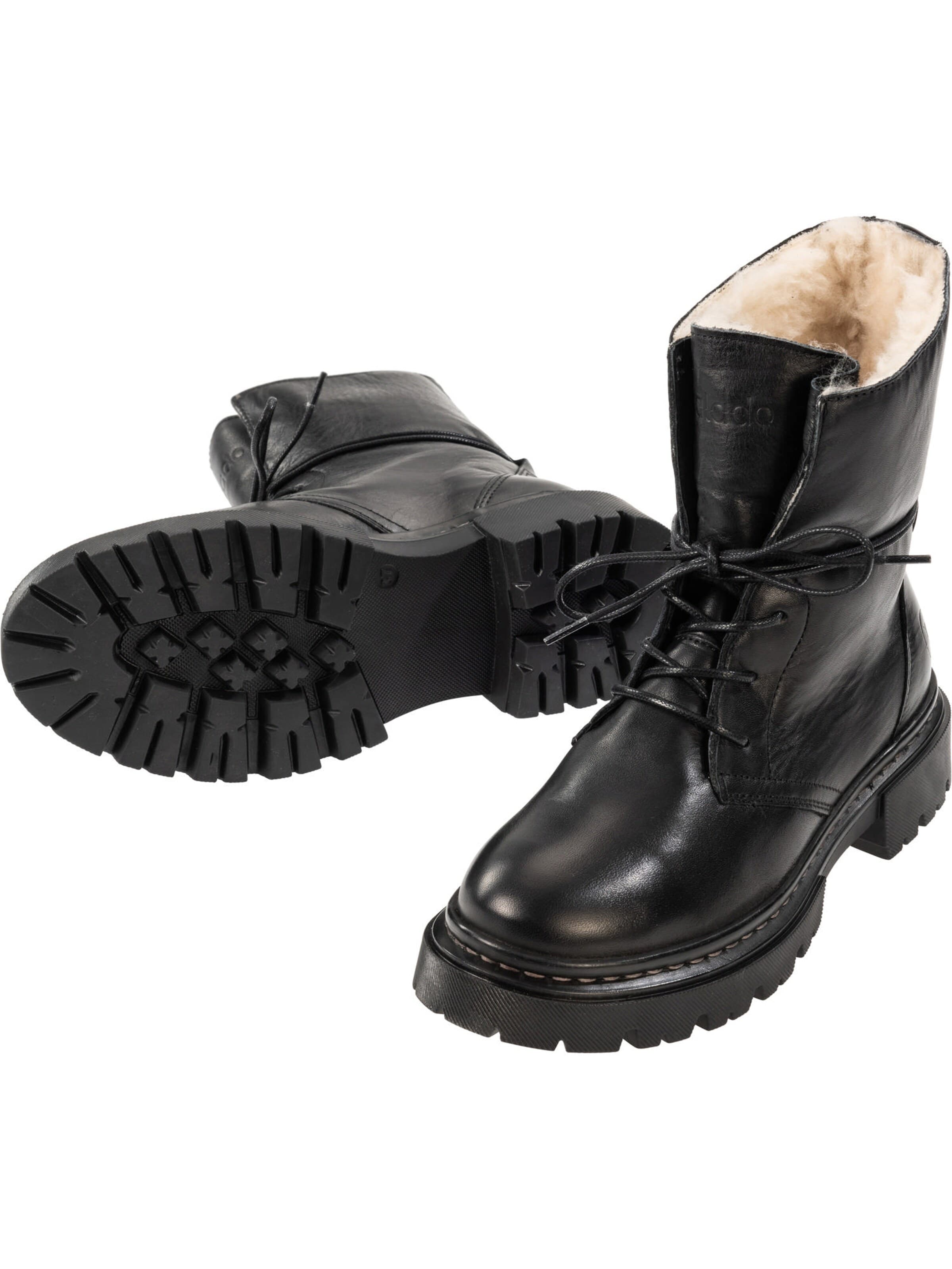 Palado Schnürstiefelette 'Kasos'‌‌‌‌ in Schwarz