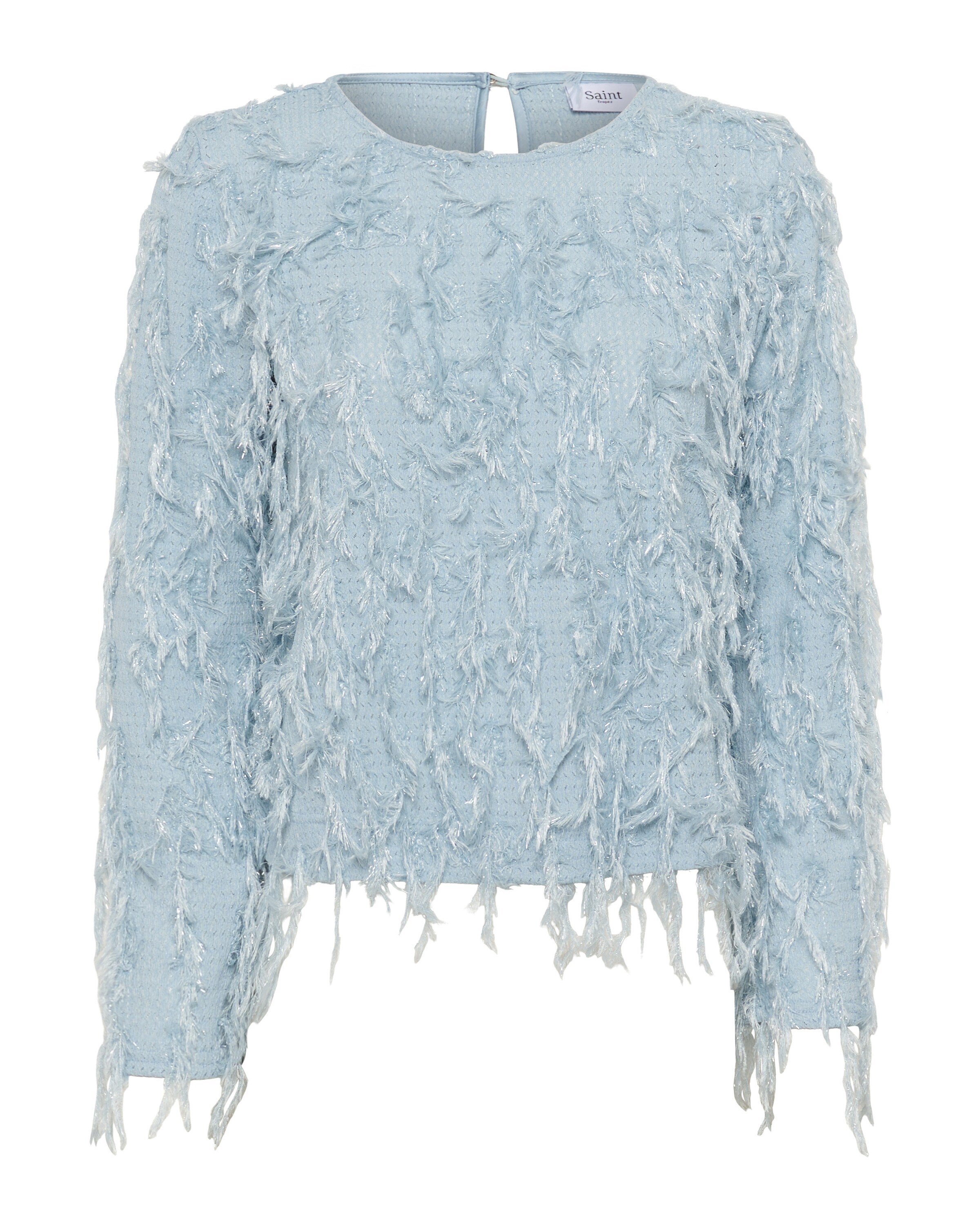 SAINT TROPEZ Blouse 'NinetteSZ ' in Blue: front