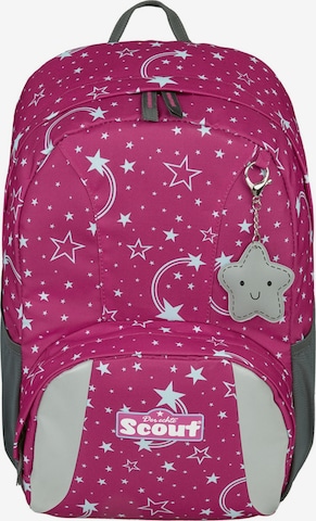 SCOUT Backpack 'Adventure' in Pink: front