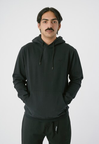 Cleptomanicx Sweatshirt 'Ligull' in Black: front