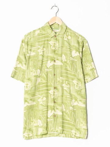 Tommy Bahama Button Up Shirt in M in Green: front