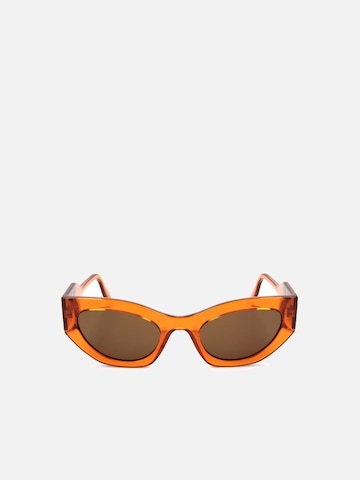 Karl Lagerfeld Sonnenbrille 'Karl Lagerfeld KL6122S Caramel 52/22/140 Women Sunglasses' in Beige: Vorderseite