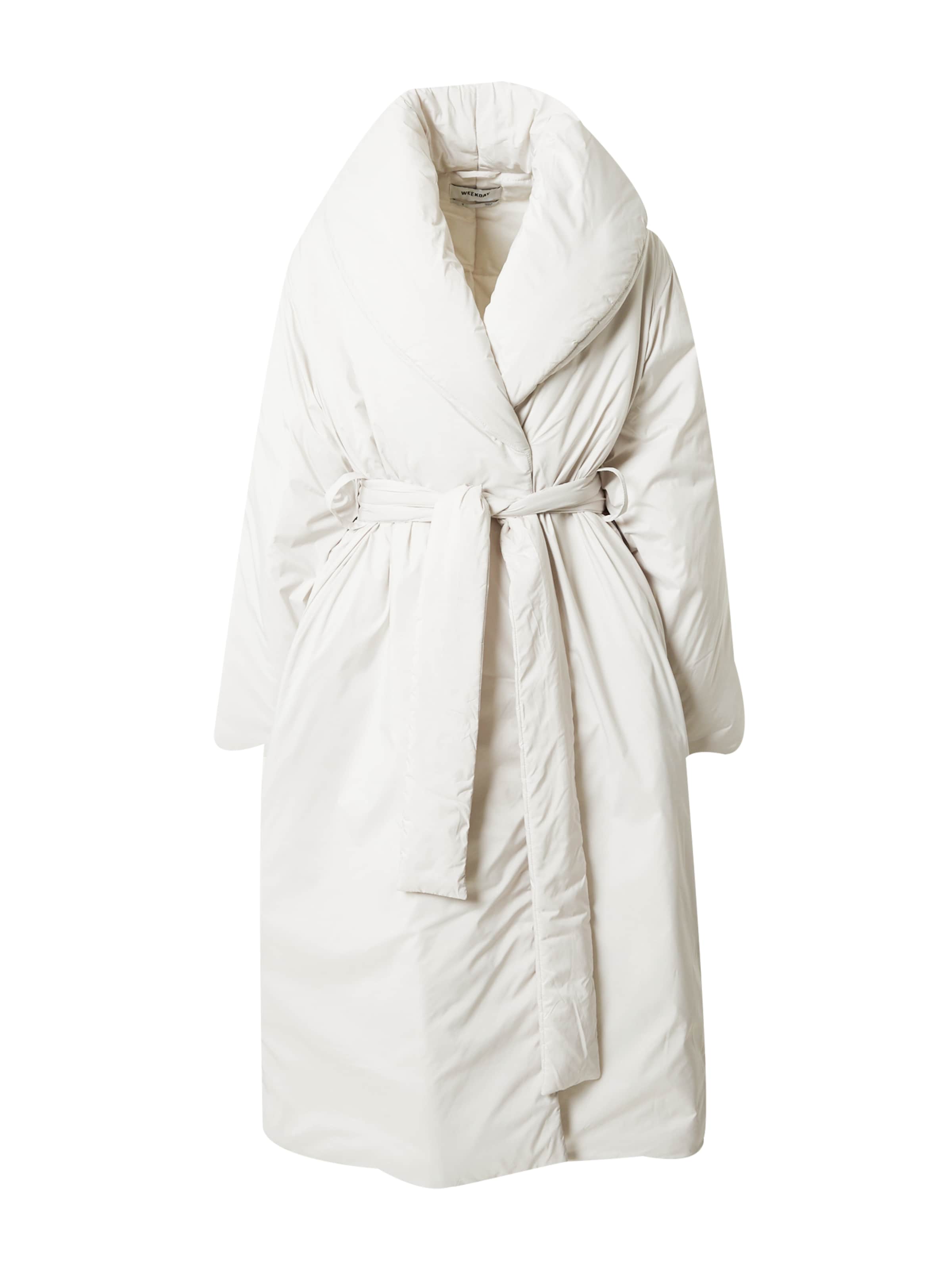 WEEKDAY Winter coat 'Zyan' in White: front