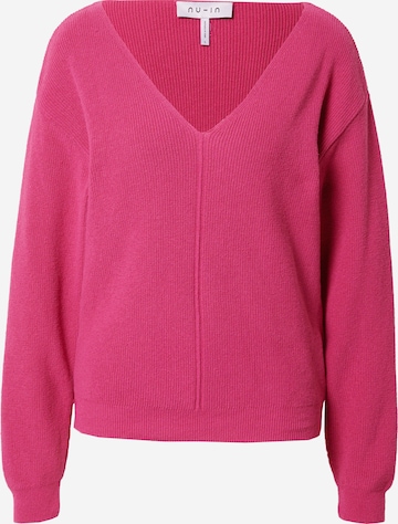 Pull-over NU-IN en rose : devant