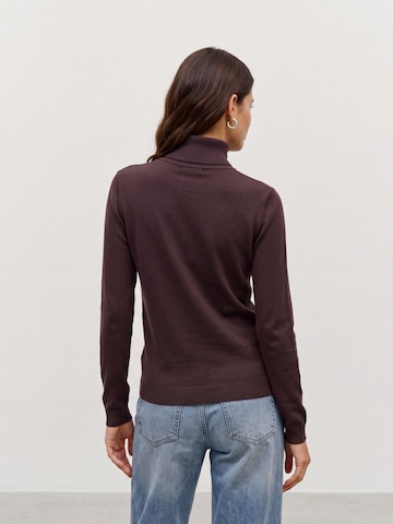 VERO MODA Pullover 'VMHAPPINESS' in Braun: Rückseite