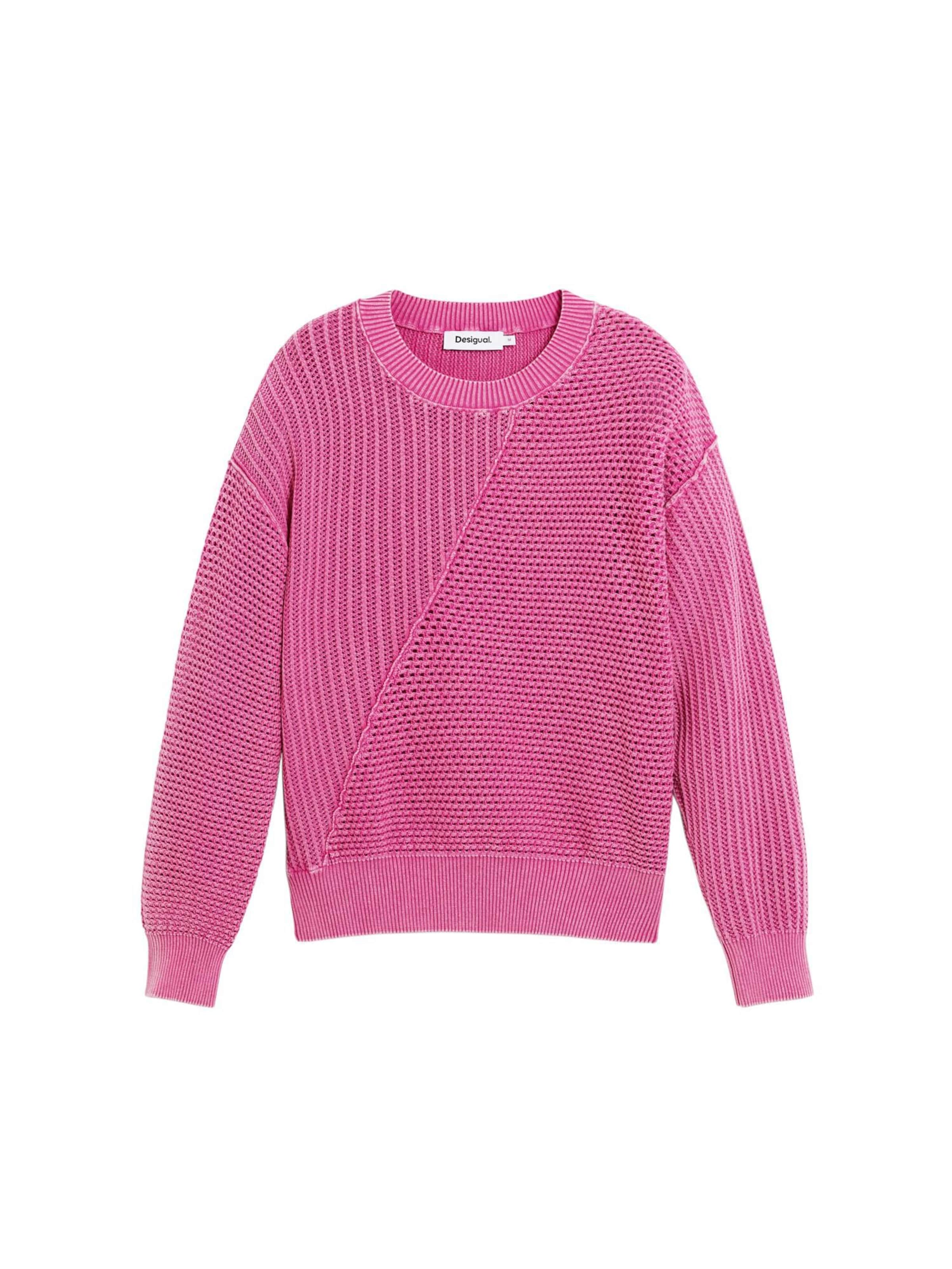 Desigual Pulóver - rózsaszín: elől
